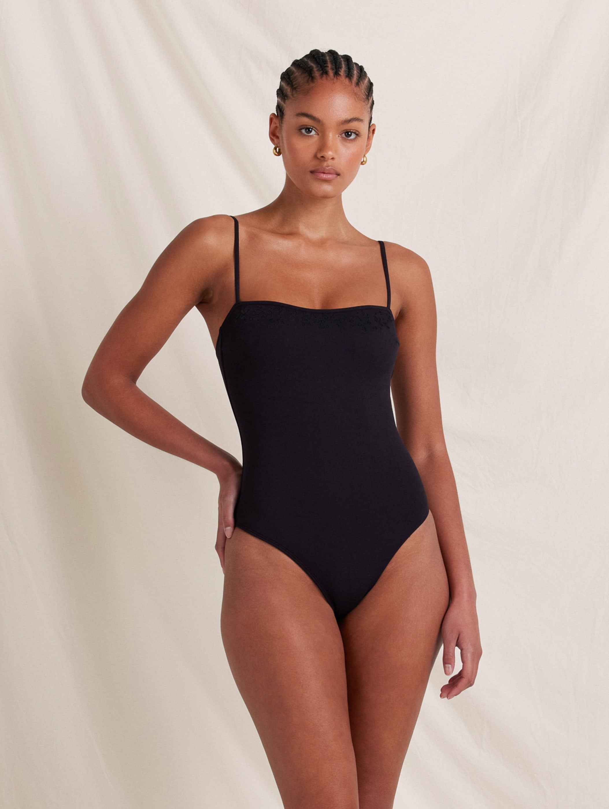 Memoir Embroidered Essential One Piece